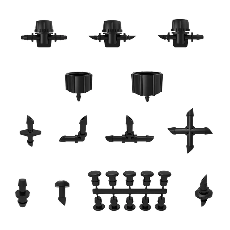 Фитинги с зазубринами 4 мм