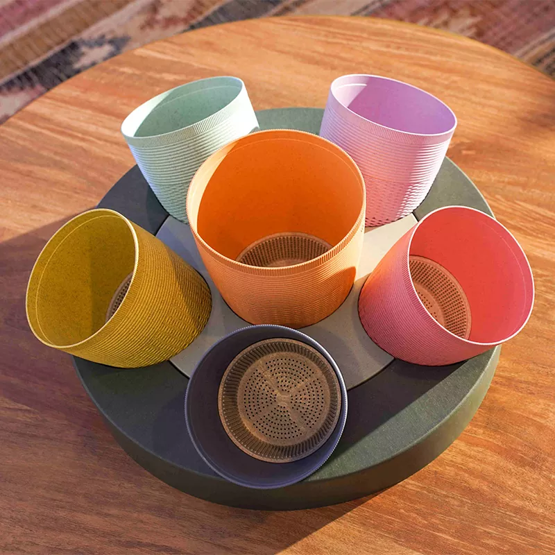 Круглый горшок для эко-садоводства